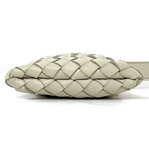 Bottega Veneta smartphones woven White Bag Intrecciato Beige pochette - Picture 5 of 9